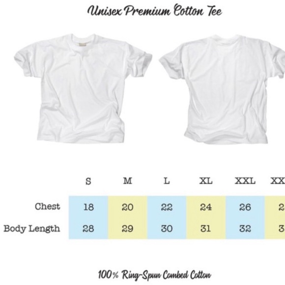 1 LEFT! Unisex Premium Ring Spun Cotton Pre Shrunk Pre Washed Graphic Tshirt - Picture 4 of 5